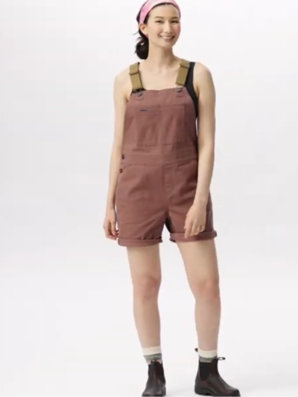 REI Cooperative Trailsmith Short Overalls Size 6 Canyon Dusk Utility